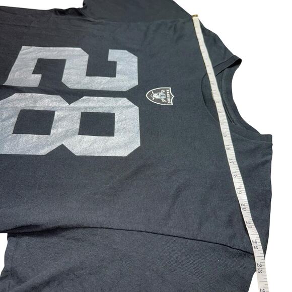 Las Vegas Raiders Shirt Mens XL NFL Football Josh Jacobs 28 Team Apparel Tee - Picture 5 of 11